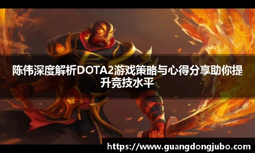 陈伟深度解析DOTA2游戏策略与心得分享助你提升竞技水平